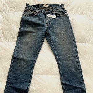 Taylor Stitch Slim Jean in 18 Month Wash Organic Selvedge